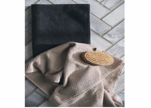Håndklæde 50 x 100 cm Black - Moonbeds
